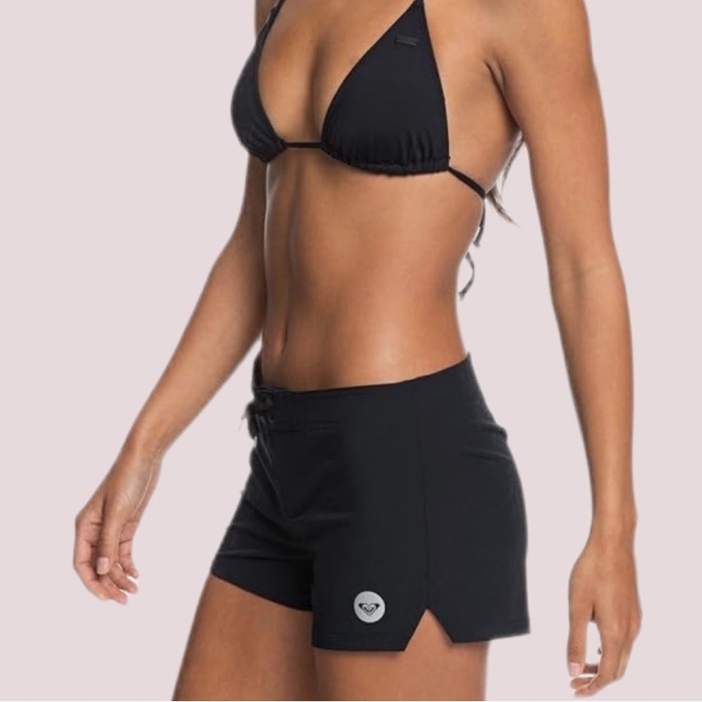 NWT Roxy Black Board 2" Inseam– Quick Dry Swim Shorts - Small - Picture 3 of 6